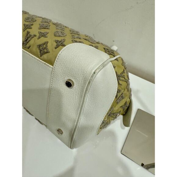 Louis Vuitton LV Monogram Bouclettes Speedy Round Bag Mint Womens Medium - Picture 8 of 12